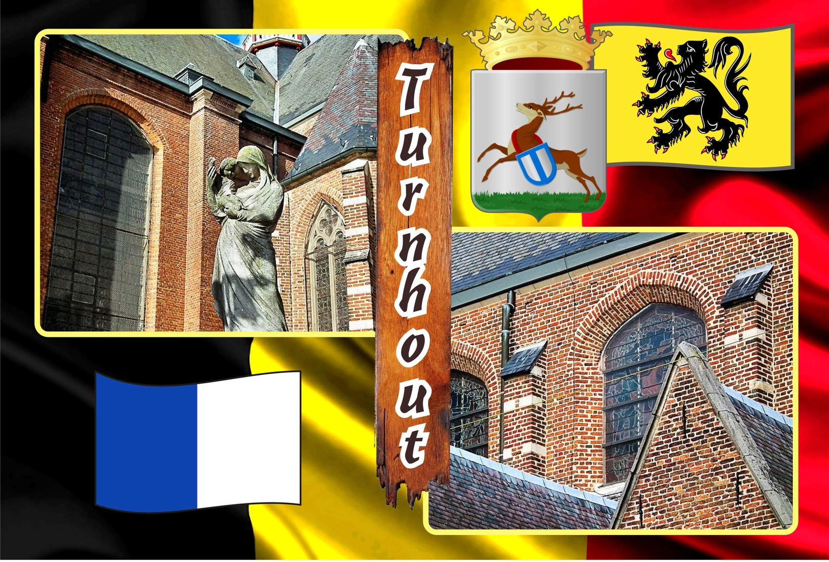 Postcards, REPRODUCTION, Municipalities of Belgium, Turnhout, duplex X, 50 pcs. (448 to 497)