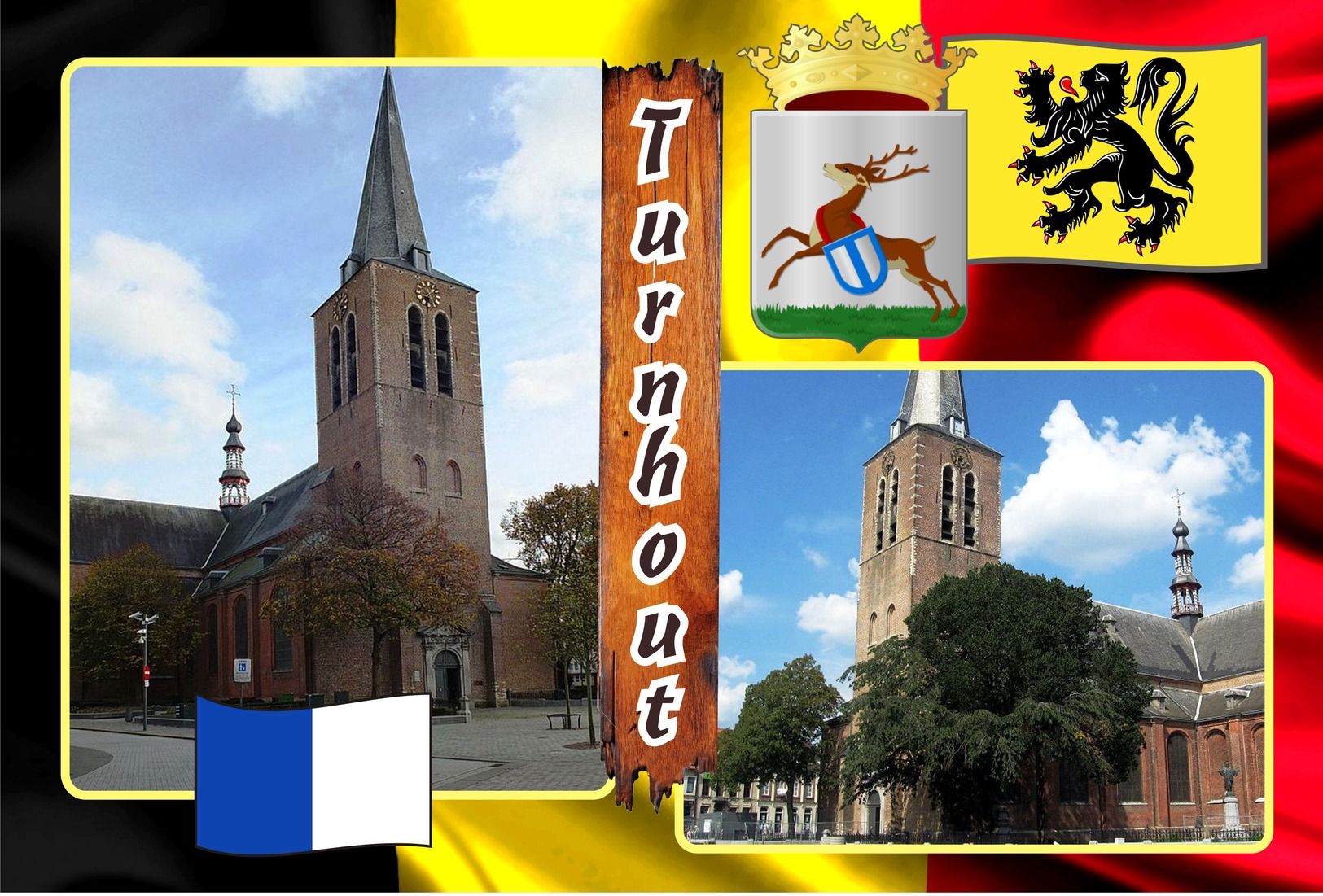 Postcards, REPRODUCTION, Municipalities of Belgium, Turnhout, duplex X, 50 pcs. (448 to 497)