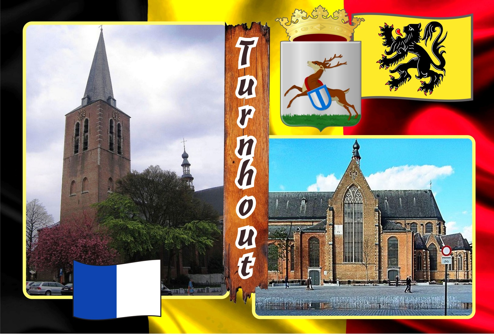 Postcards, REPRODUCTION, Municipalities of Belgium, Turnhout, duplex X, 50 pcs. (448 to 497)