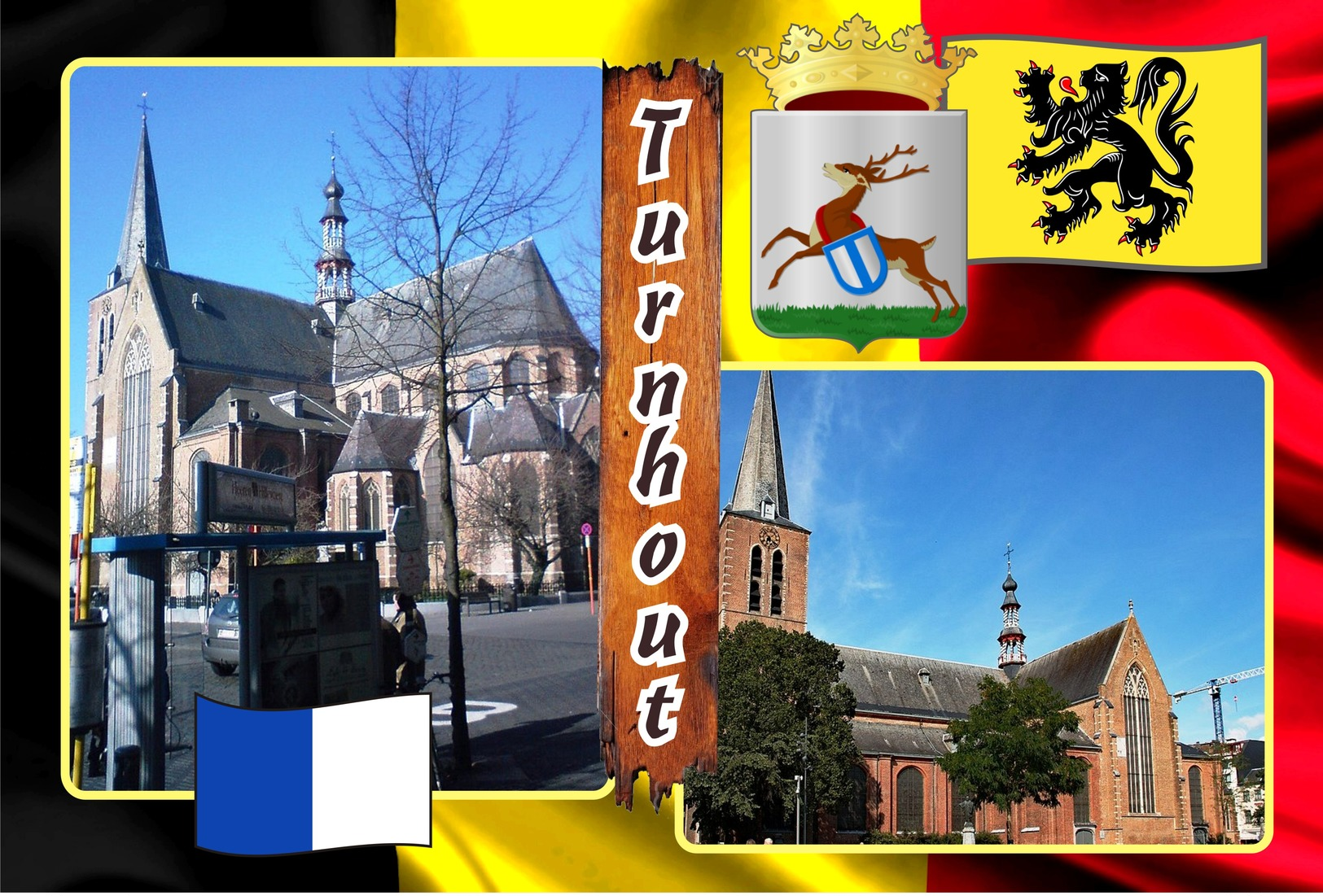 Postcards, REPRODUCTION, Municipalities of Belgium, Turnhout, duplex X, 50 pcs. (448 to 497)