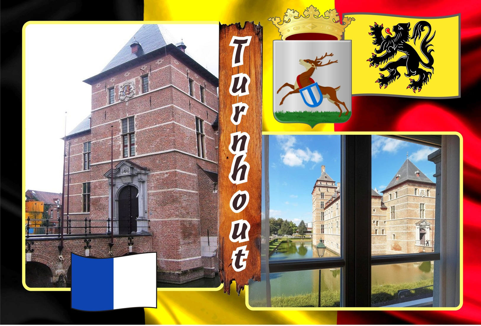 Postcards, REPRODUCTION, Municipalities of Belgium, Turnhout, duplex X, 50 pcs. (448 to 497)