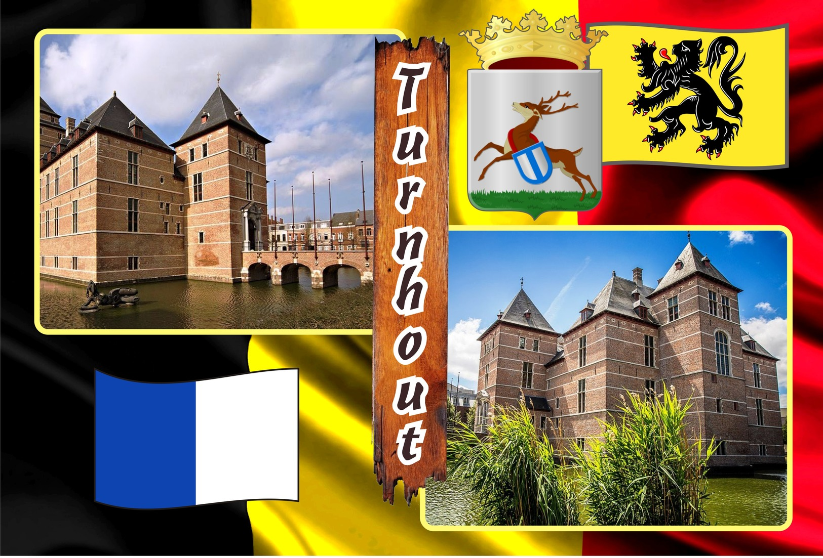 Postcards, REPRODUCTION, Municipalities of Belgium, Turnhout, duplex X, 50 pcs. (448 to 497)