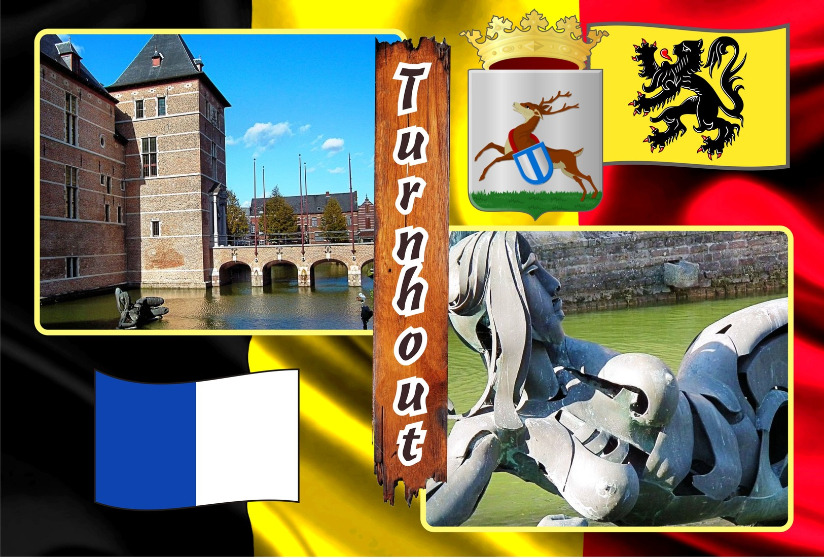 Postcards, REPRODUCTION, Municipalities of Belgium, Turnhout, duplex X, 50 pcs. (448 to 497)