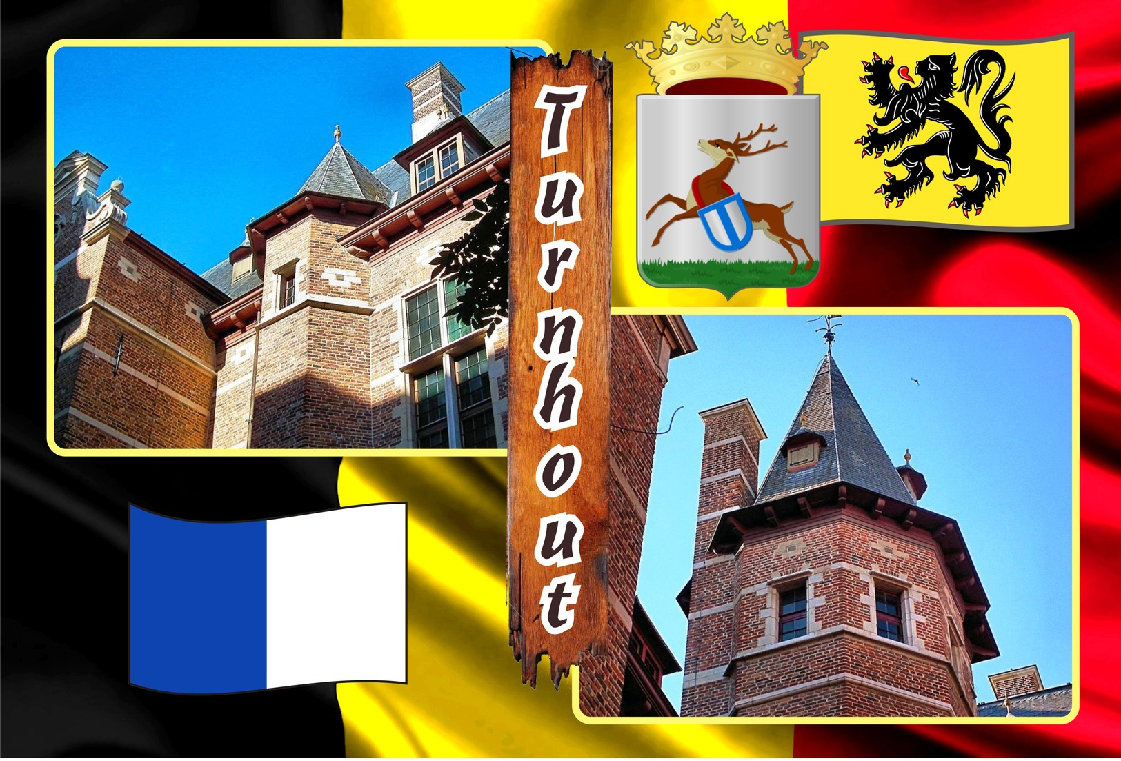 Postcards, REPRODUCTION, Municipalities of Belgium, Turnhout, duplex X, 50 pcs. (448 to 497)