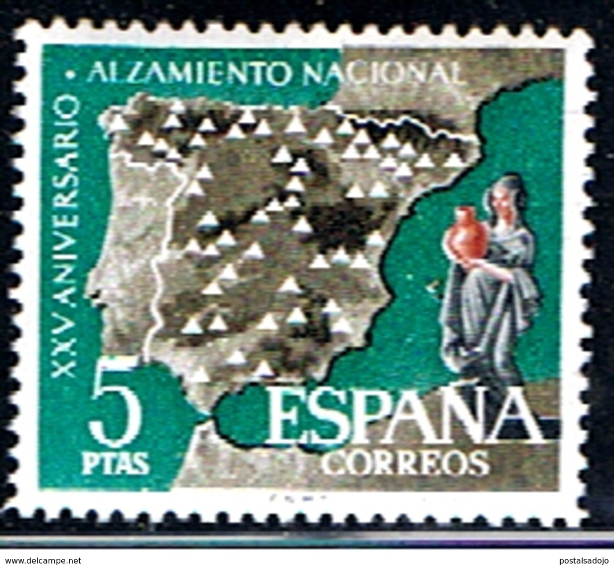 (3E 374) ESPAÑA // YVERT 1034 // EDIFIL 1361 // 1961   NEUF - Neufs