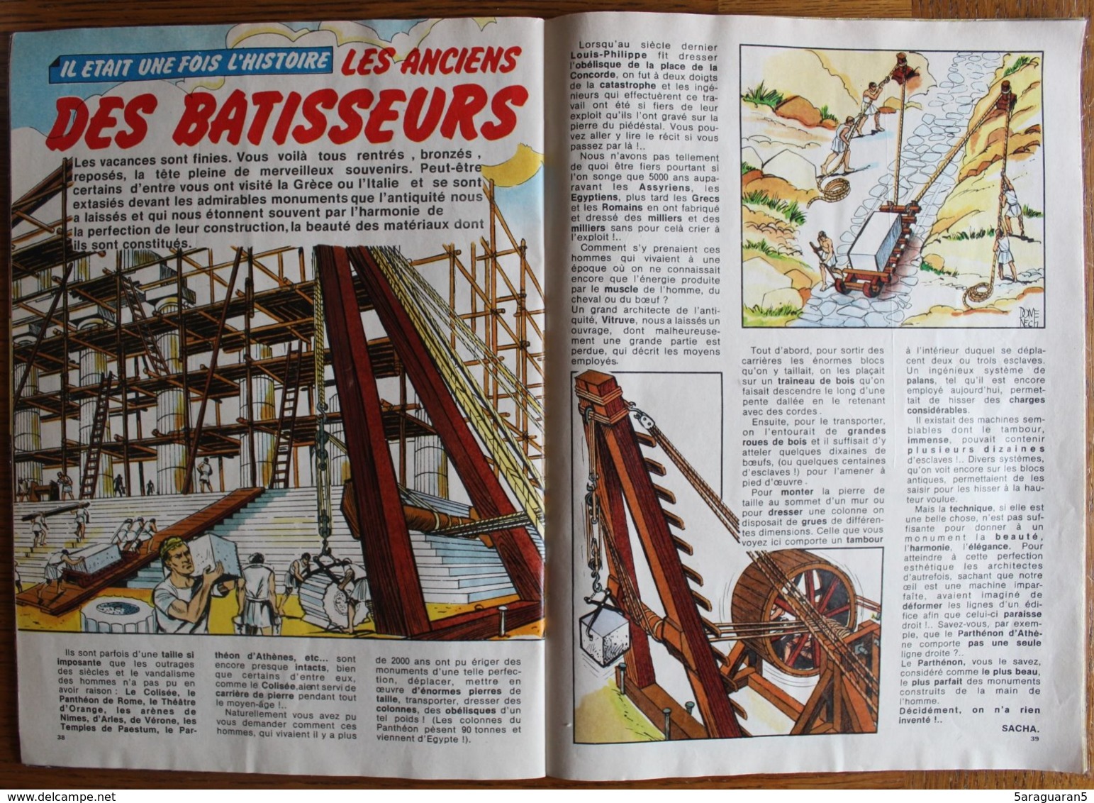 MAGAZINE - TELE PARADE - 36 - Octobre 1980 - Encart Sur Les Anciens Bâtisseurs - Fernsehen