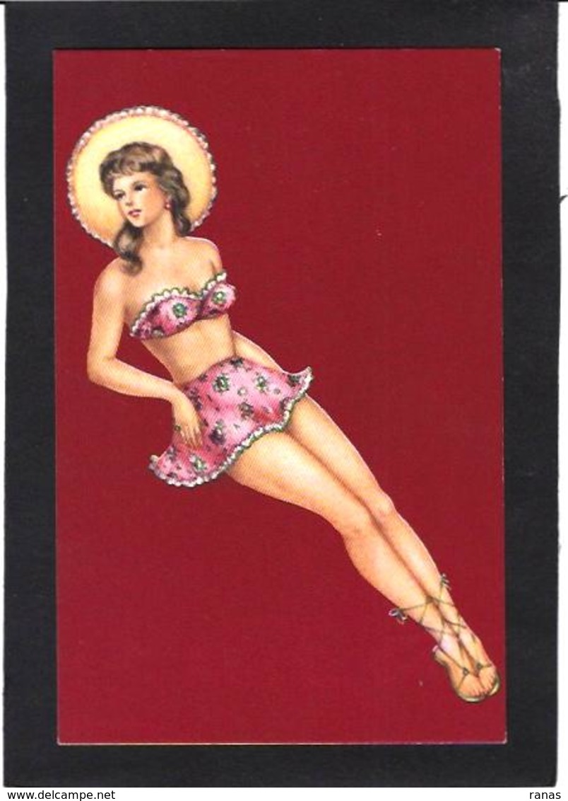 CPSM Pin Up Femme Girl Woman Glamour Non Circulé Voir Scan Du Dos - Pin-Ups