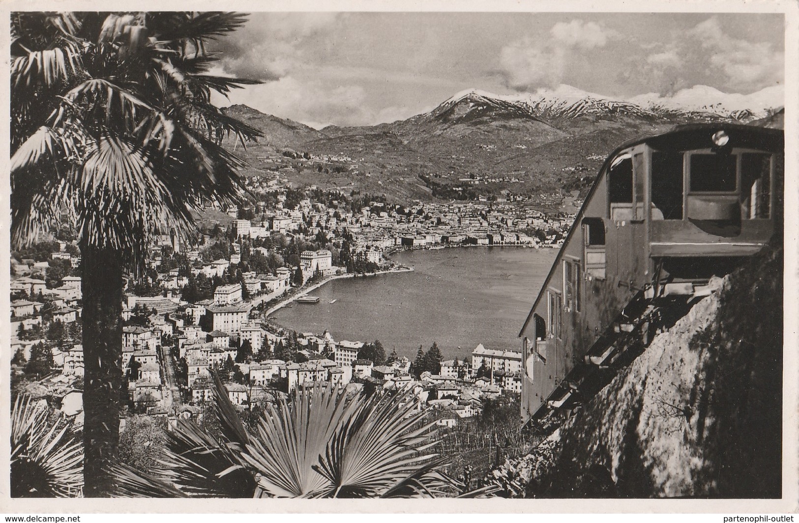 Cartolina  - Postcard /  Viaggiata -  Sent / Svizzera, Lugano - Funicolare Del Monte S Salvatore. - Mon