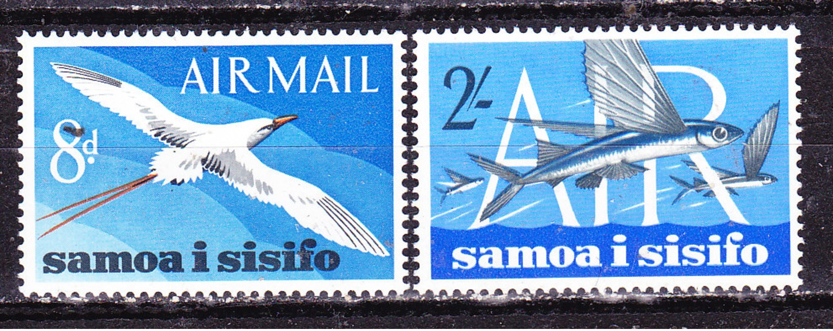 Samoa E Sisifo1966-Posta Aerea  Serie Completa   Nuova  MLLH - Other & Unclassified