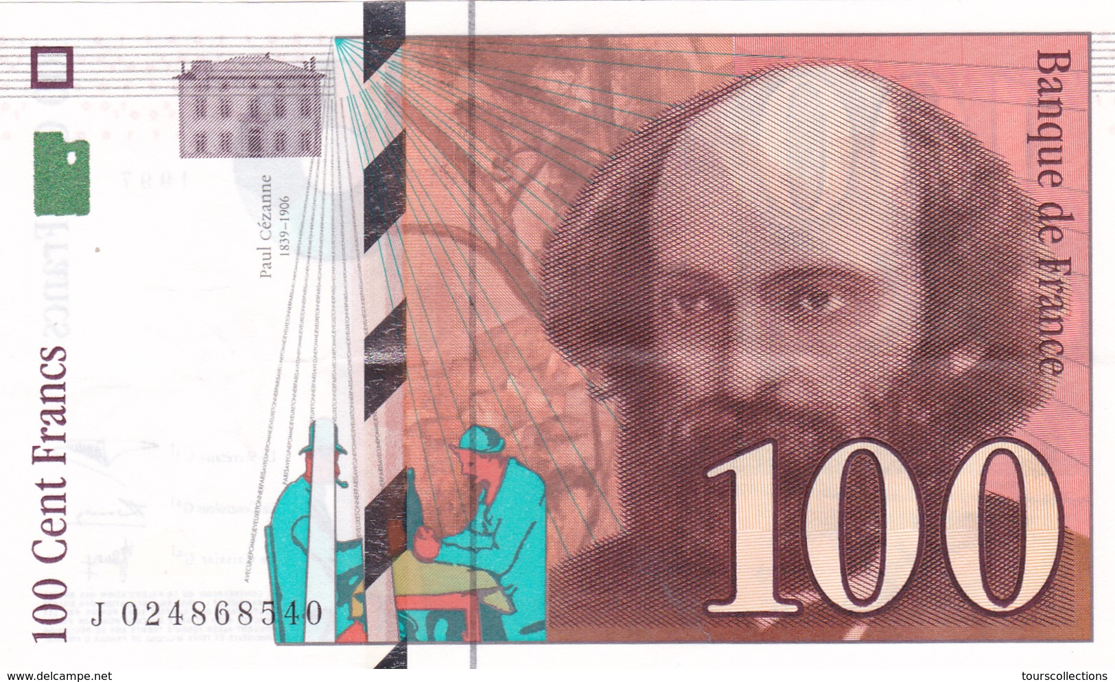 100 FRANCS CEZANNE 1997 En SUP Alphabet J @ FAY 74/01 - 100 F 1997-1998 ''Cézanne''