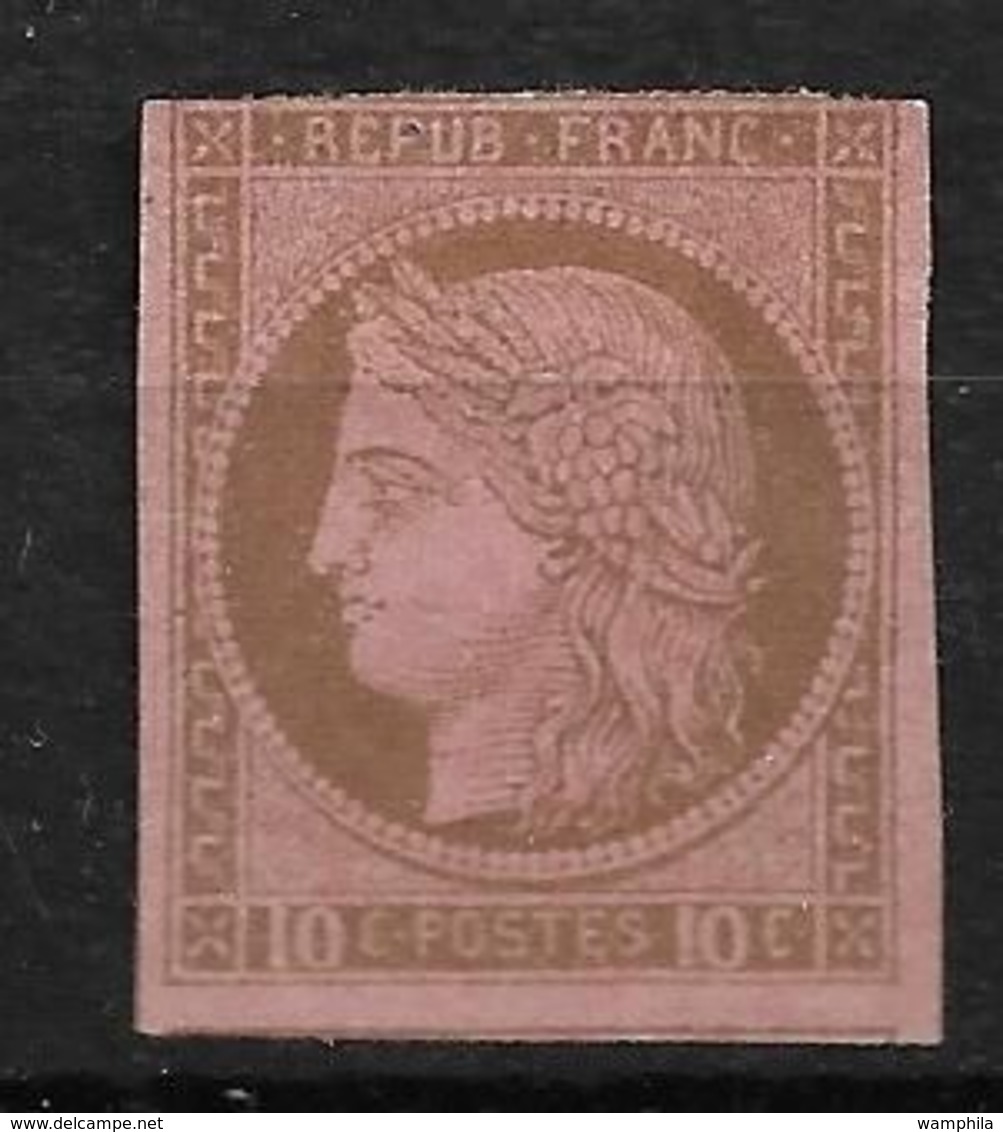 1872 Colonies N° 18 (*) Neuf Sans Gomme Cote 280€ - Cérès