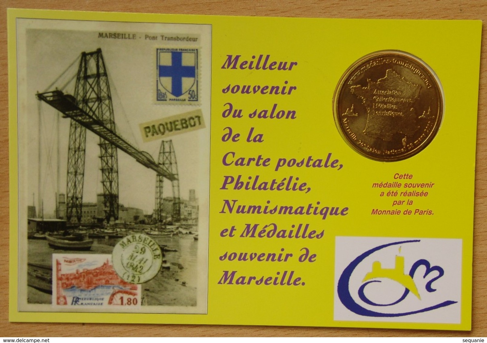 Médaille Touristique MARSEILLE - Salon De Marseille ACMT / MONNAIE DE PARIS 2010 - 2010