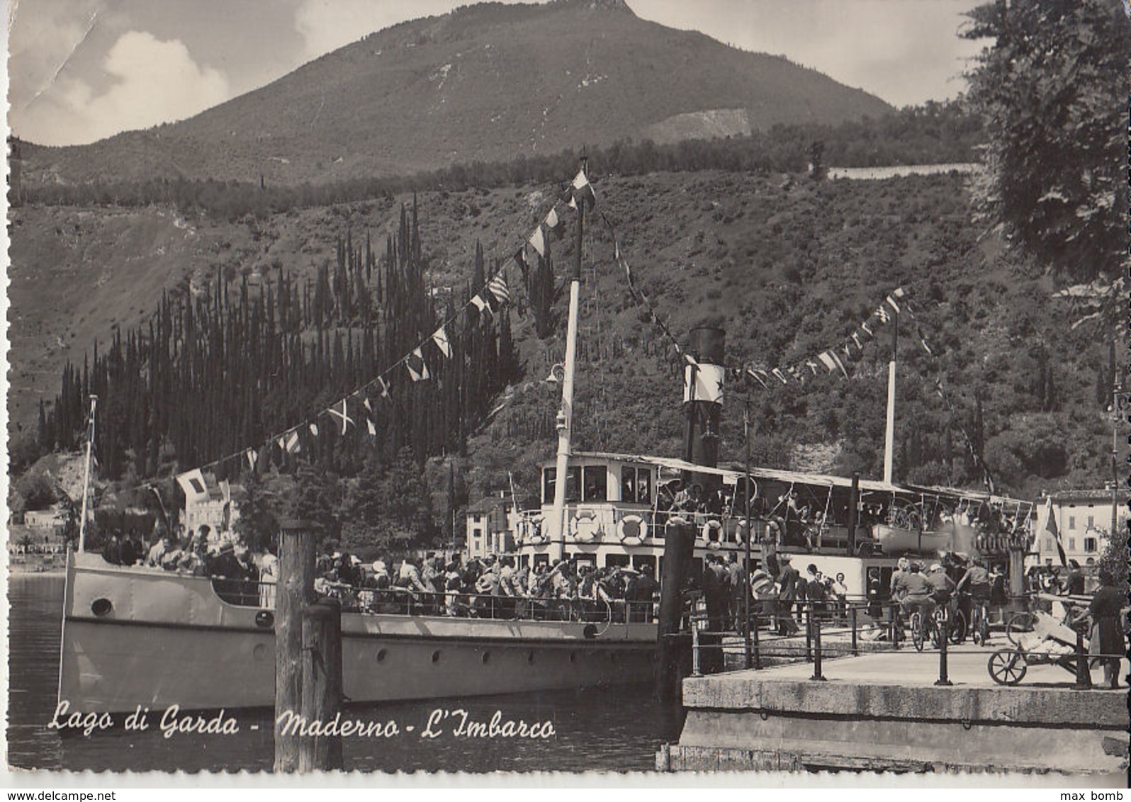 1964 MADERNO (BRESCIA) LAGO DI GARDA L'IMBARCO VAPORETTO - Q0613 - Brescia