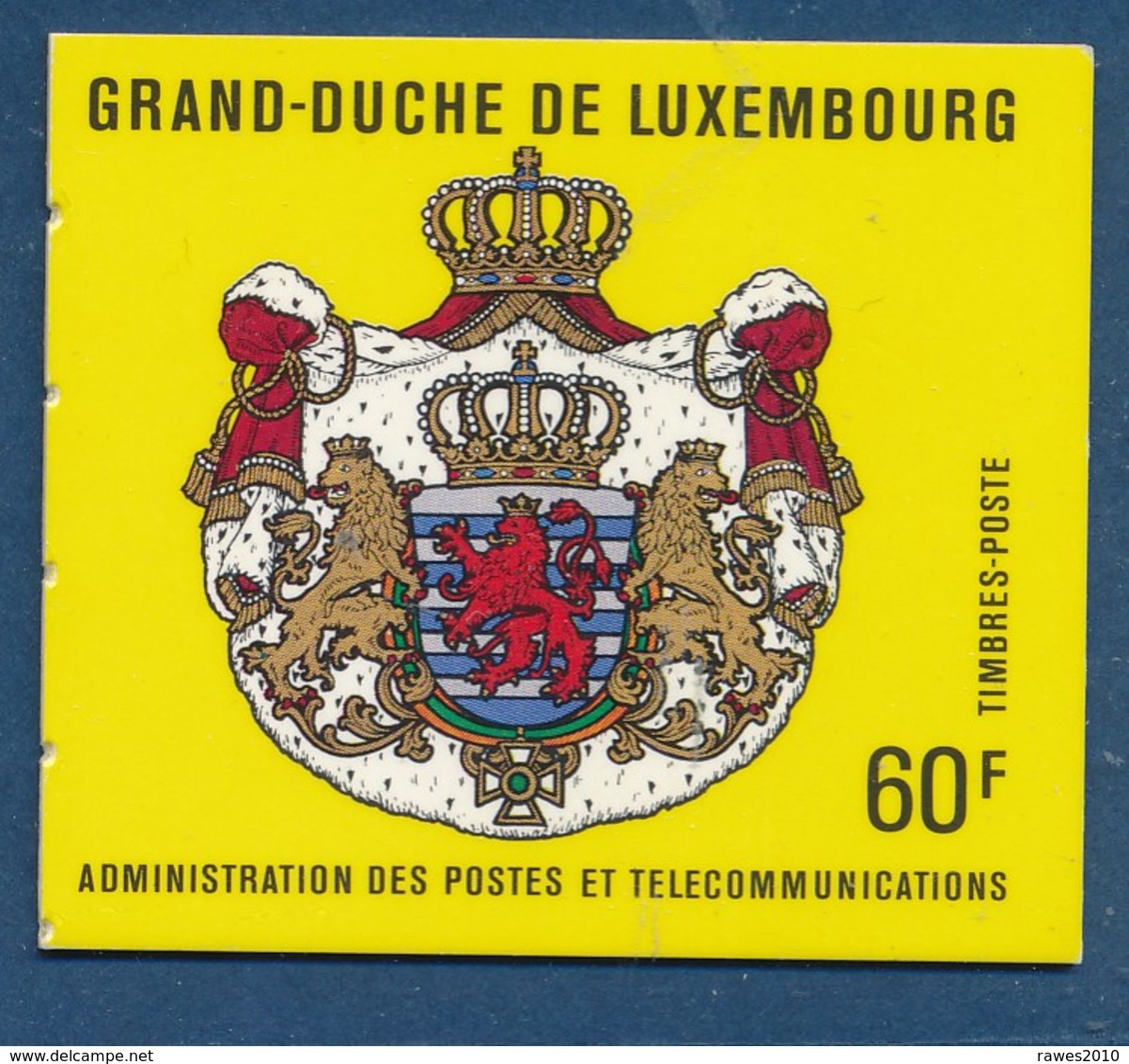 LUXEMBURG Markenheft Mi. 2 Postfr. Wappen Löwe - Booklets