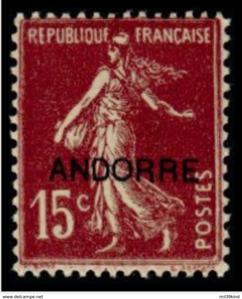 TIMBRE ANDORRE.FR - 1931 - NR 07 - Nuovi