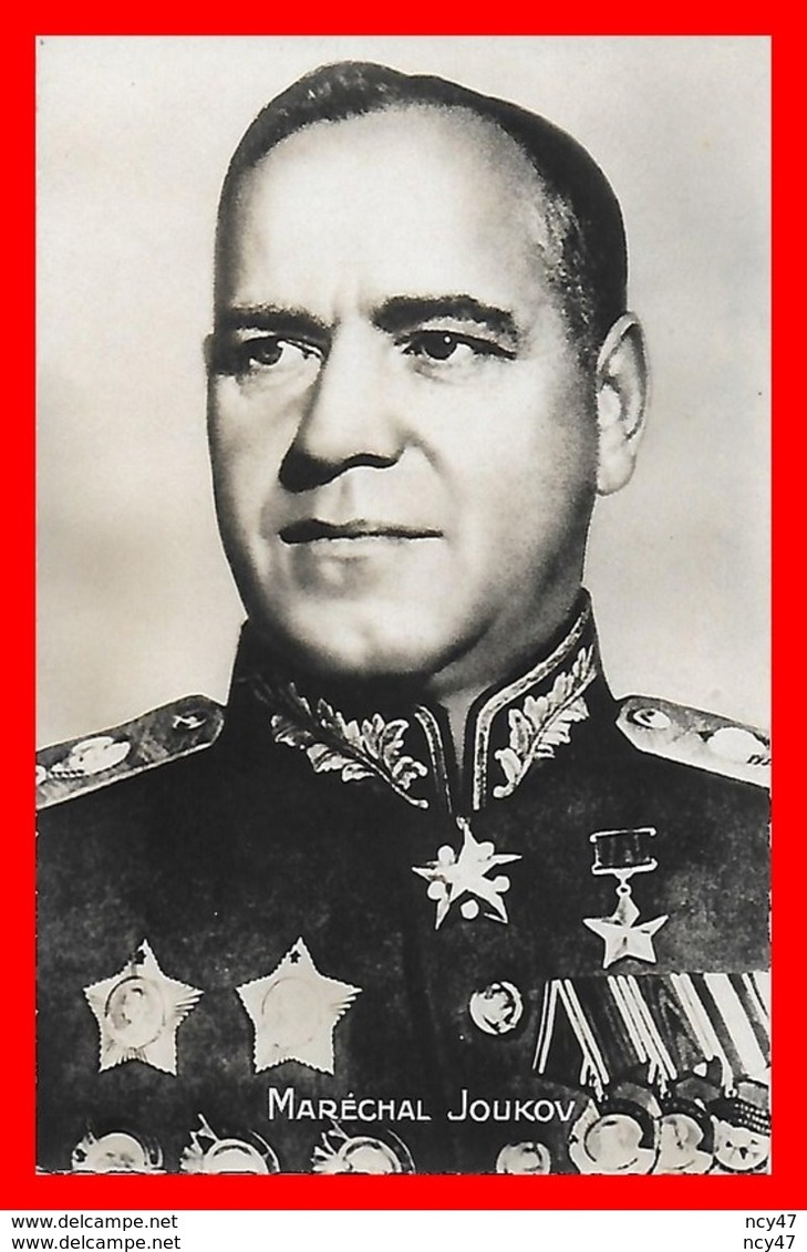 CPA MILITARIA. Guerre 1939-45.  Maréchal JOUKOV, Commande LE 1er Front De Russie Blanche...C01107 - Guerre 1939-45