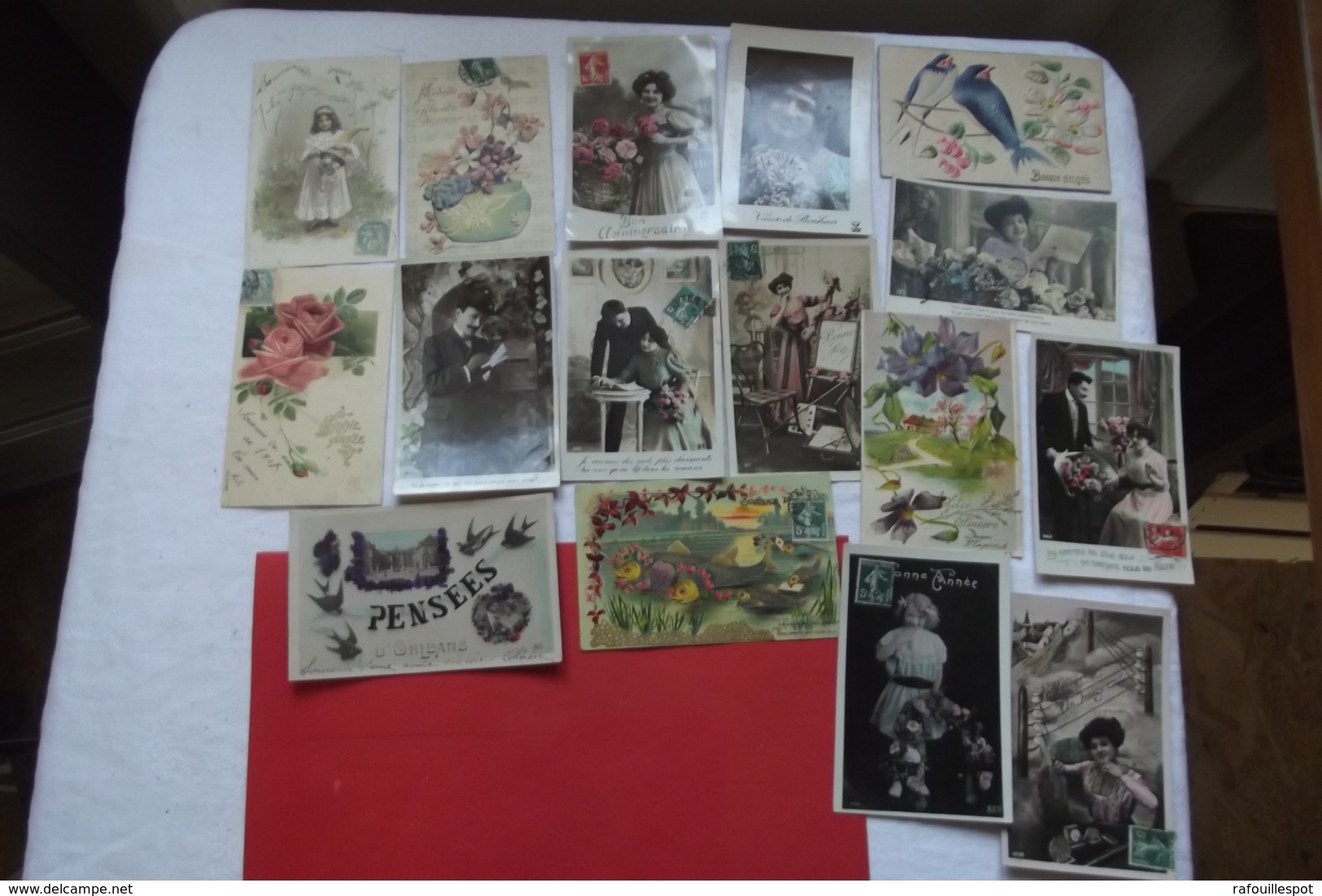 cp beau lot 187 cartes  fantaisies divers