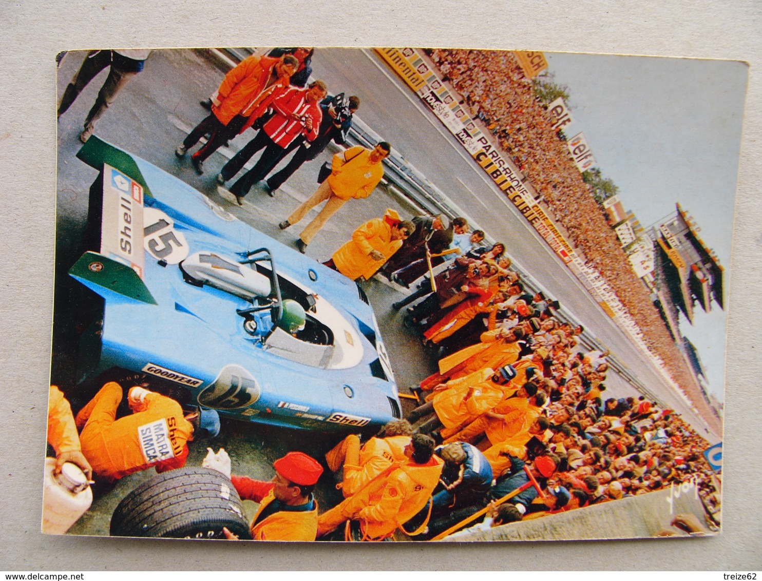 CPM Le Mans 72 24 Heures Du Mans 1972  Ravitaillement De La Matra N°15 Pescarolo  G Hill - Le Mans