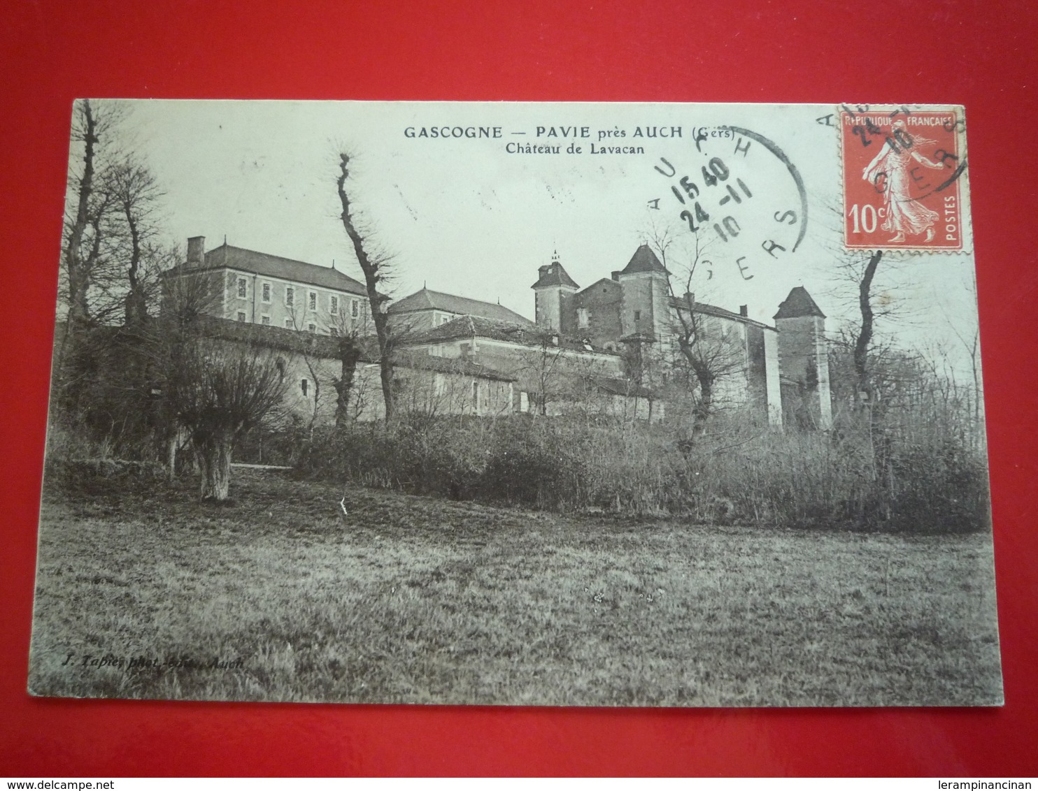 1910 PAVIE PRES D'AUCH CHATEAU DE LAVACAN ETAT BON - Autres & Non Classés