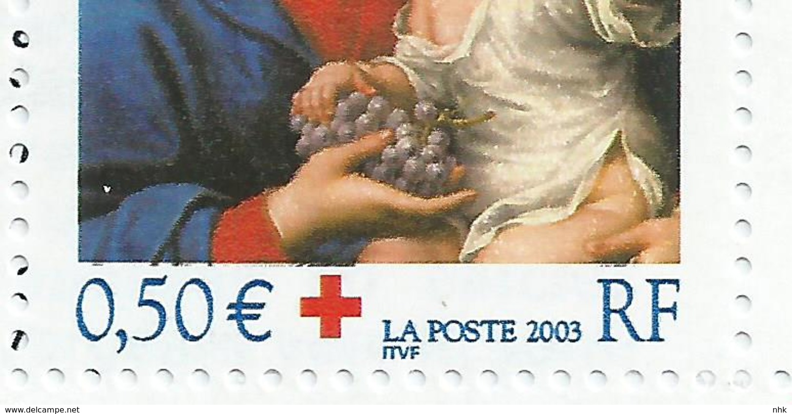 [17] Variété : Carnet N° 2052  Croix-rouge 2003 N°3620 Légendes Doublées  + Normal ** - Booklets