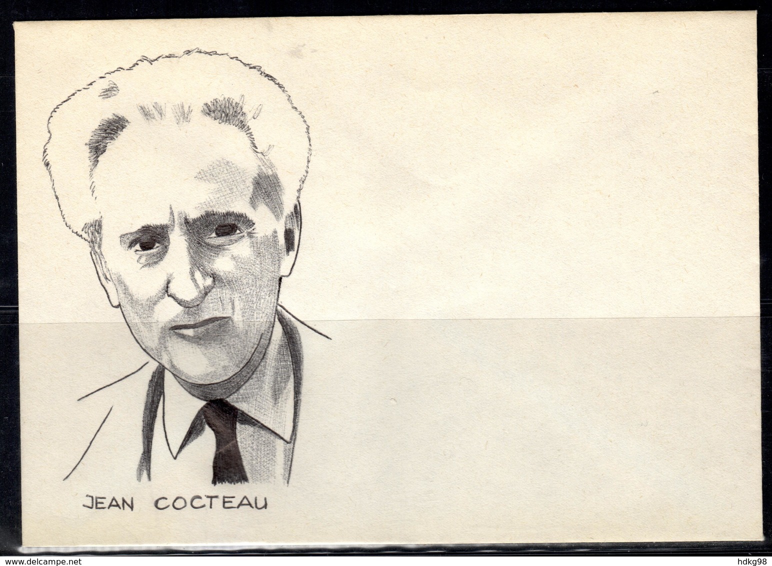 F+ Frankreich - Cocteau, Jean 1889-1963 (UNIKAT / ÙNICO / PIÉCE UNIQUE / уникален) - Other & Unclassified