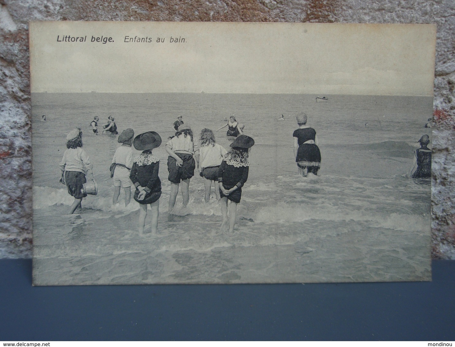 Cpa OSTENDE  Enfants Au Bain, Non écrite. - Oostende