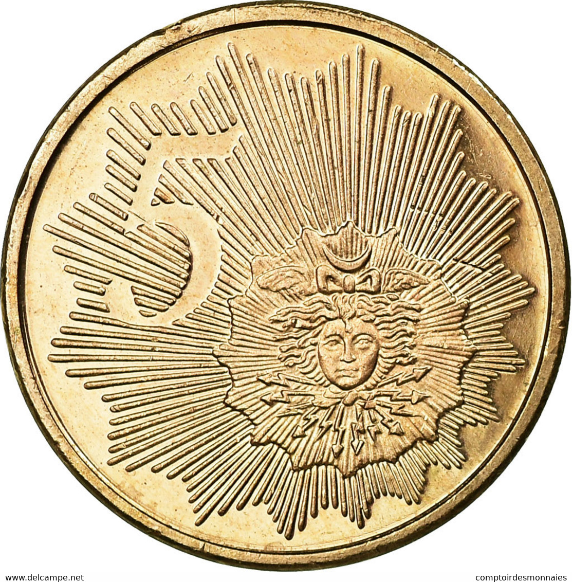 Gibraltar, Fantasy Euro Patterns, 5 Euro Cent, 2004, FDC, Copper Plated Steel - Pruebas Privadas