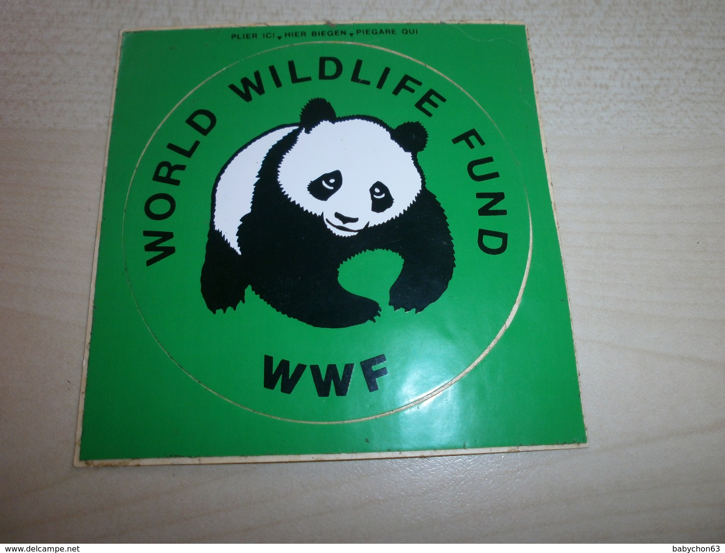Autocollant Ancien   WWF - Autres & Non Classés