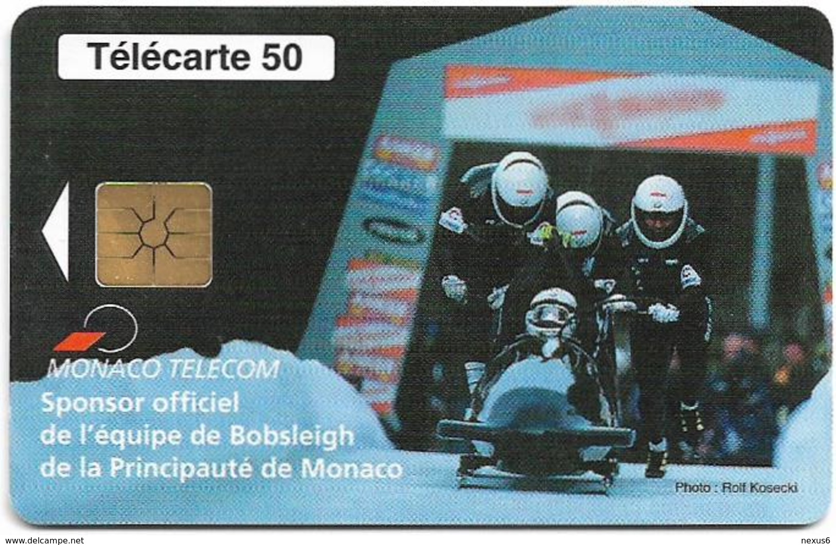 Monaco - Bobsleigh - 04.1998, 50U, 50.800ex, Used - Monaco