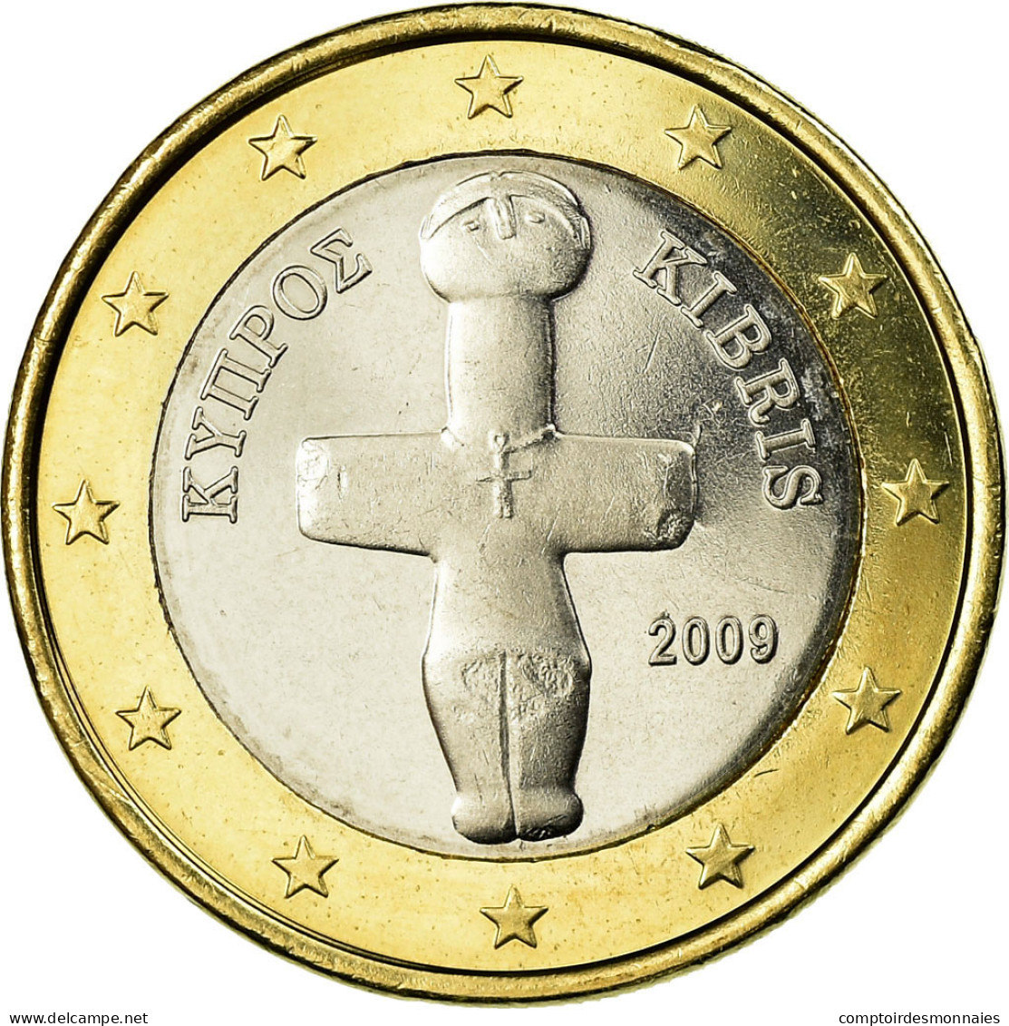 Chypre, Euro, 2009, SUP, Bi-Metallic, KM:84 - Zypern