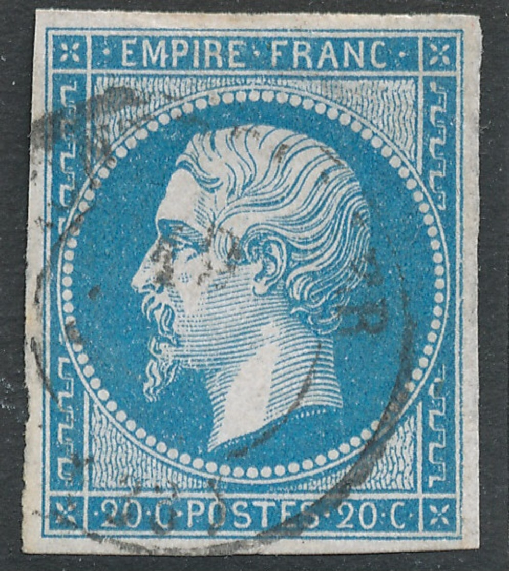 N°14 NUANCE ET OBLITERATION TIMBRE 1er CHOIX. - 1853-1860 Napoléon III