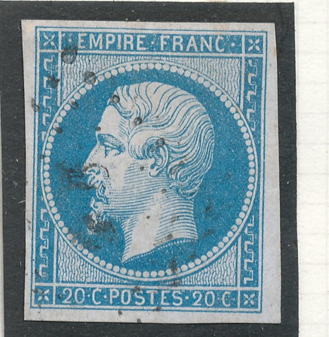 N°14 NUANCE ET OBLITERATION TIMBRE 1er CHOIX. - 1853-1860 Napoléon III