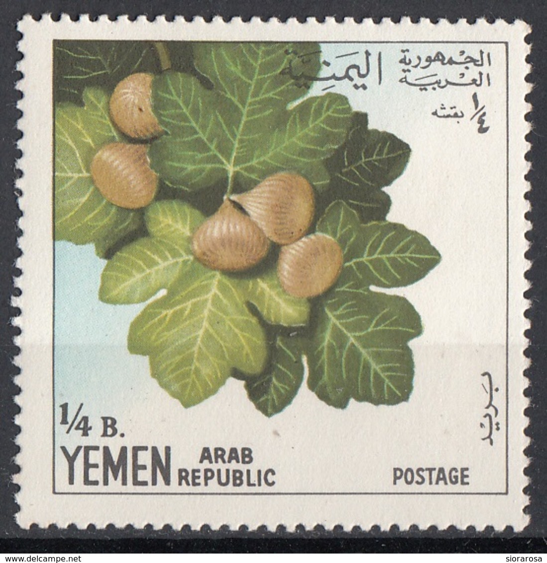 Yemen 1967 YAR Mi. 551 Frutta Fichi Nuovo MNH - Frutta