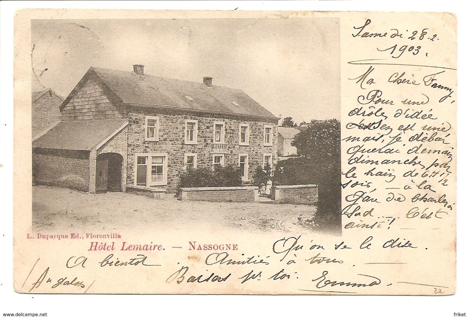 NASSOGNE  Hotel Lemaire - Nassogne