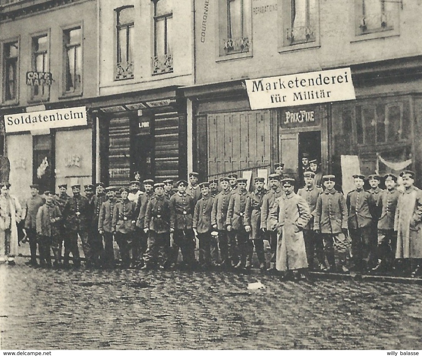 +++ CPA - LENS - Armée - Soldat - Militaire - " Marketenderei Für Militare " - Guerre - Cachet Feldpost 1915  // - Lens