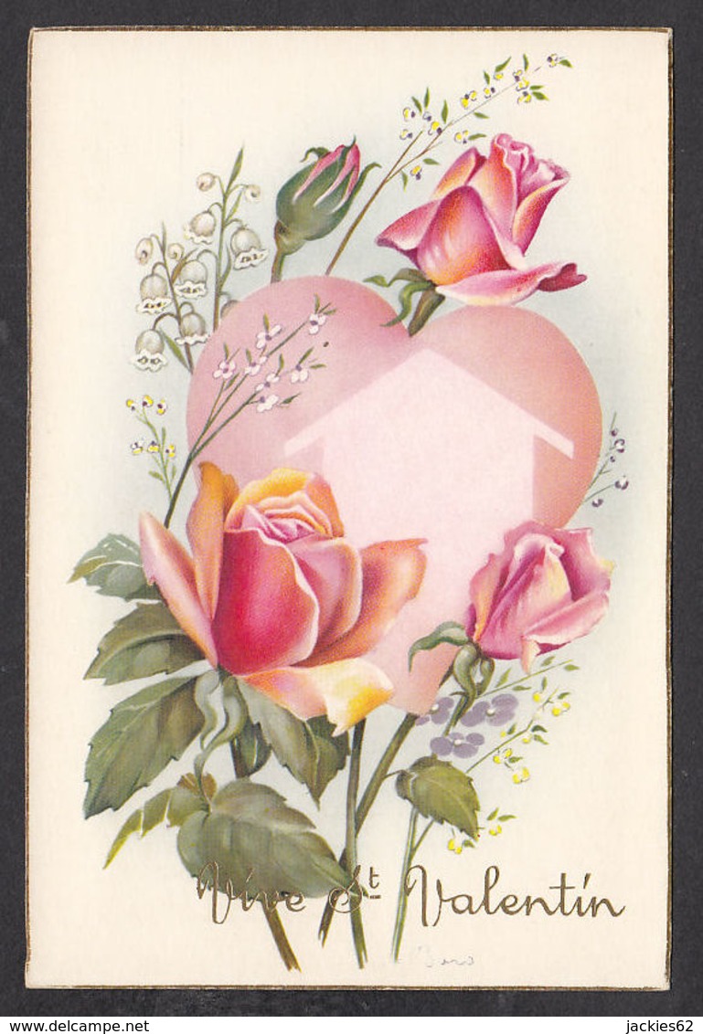 96526/ SAINT-VALENTIN, Roses, Coeur, Illustrateur Baro - San Valentino