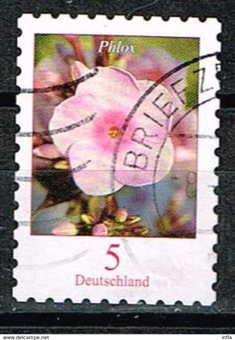Bund 2019, Michel# 3459 O Blumen: Phlox Selbstklebend - Gebruikt