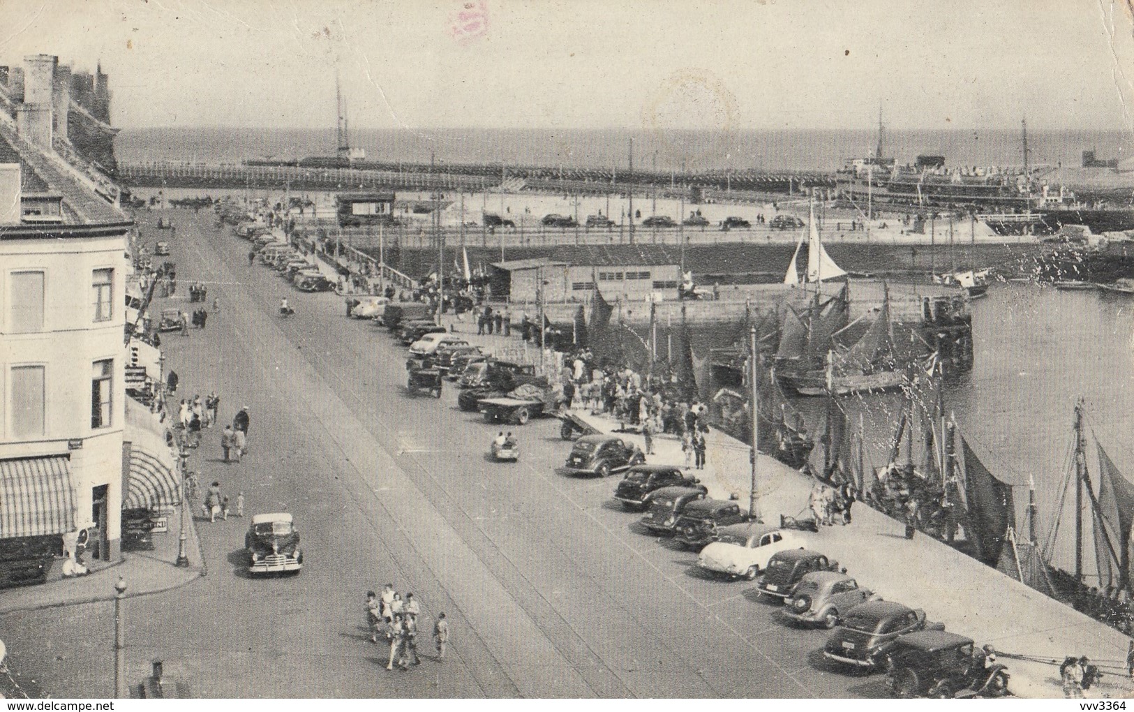 OSTENDE: Quai De Pêcheurs - Visserskaai (voitures Anciennes) - Oostende