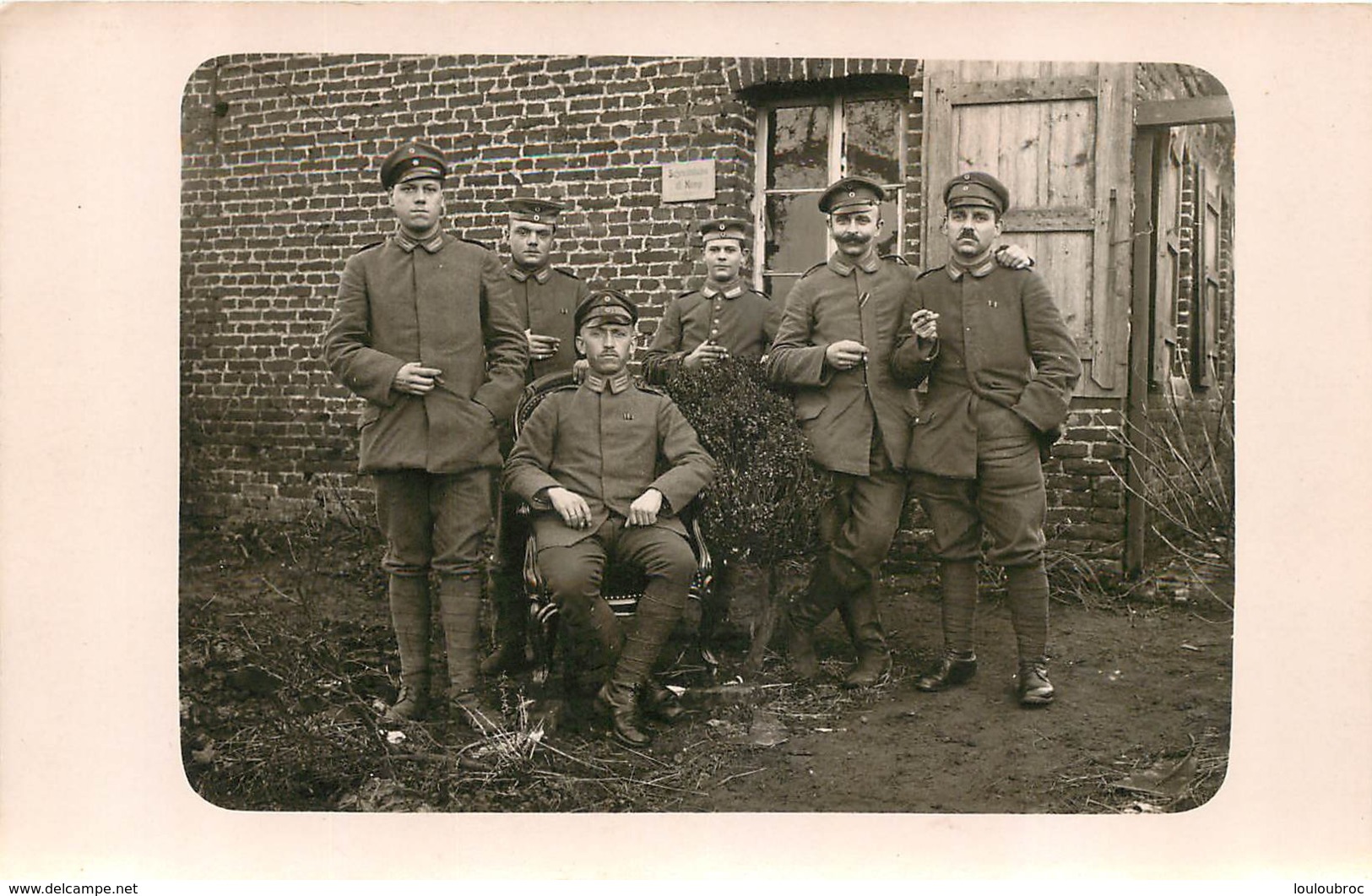 BANTIGNY  CARTE PHOTO ALLEMANDE  1918 - Altri & Non Classificati