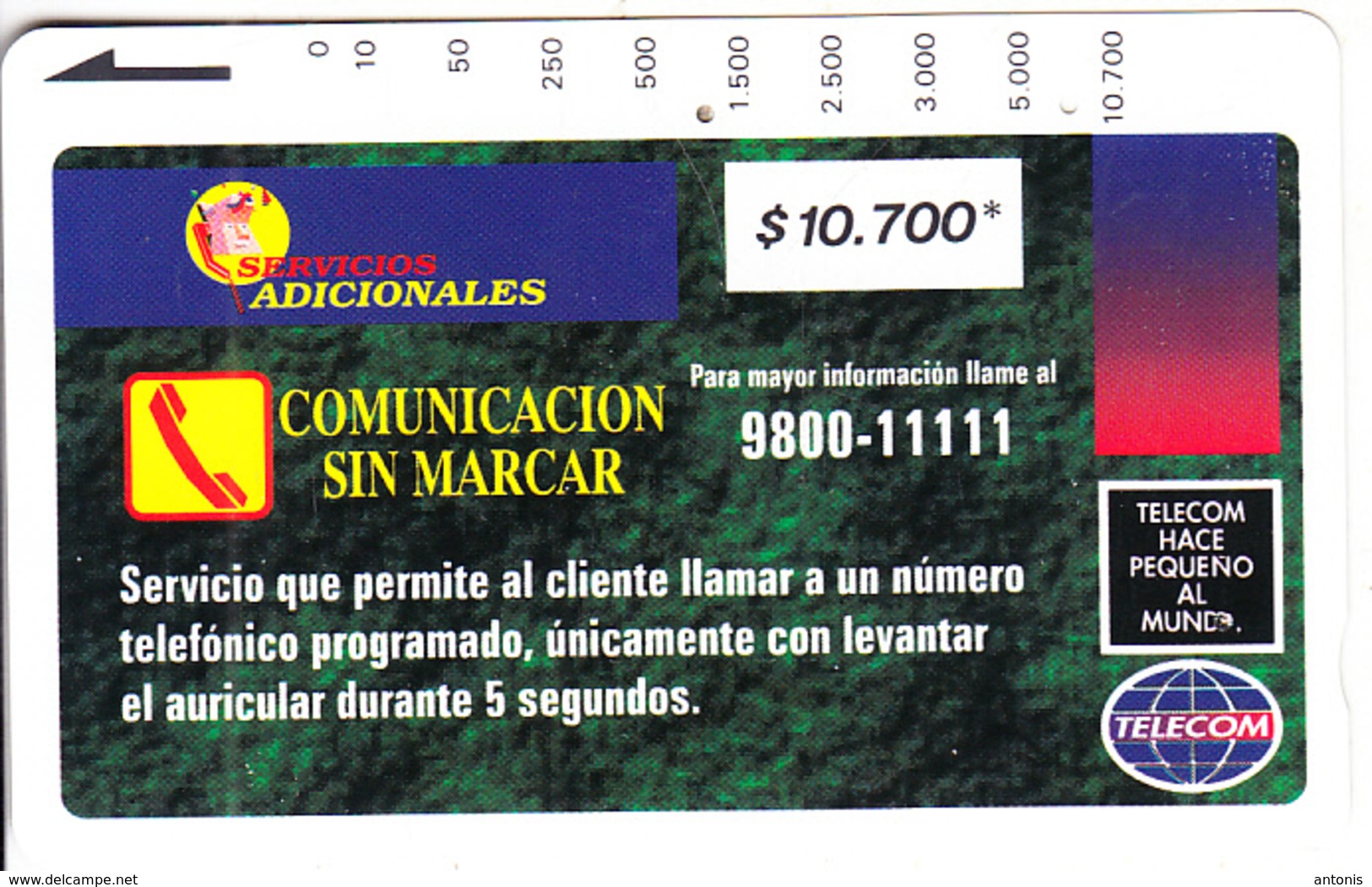 COLOMBIA(Tamura) - Comunicacion Sin Marcar 2($10700), Used - Colombia