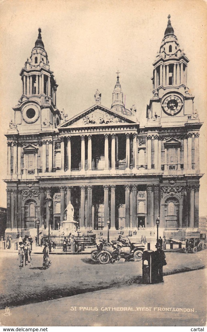 LONDON - St Paul's Cathedral - West Front - St. Paul's Cathedral