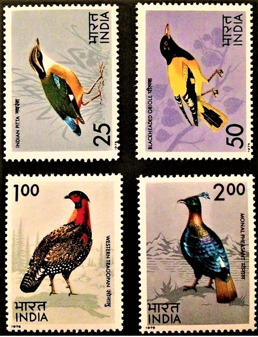 # India 1975**Mi.625-28  Birds , MNH [21;10] - Sonstige & Ohne Zuordnung