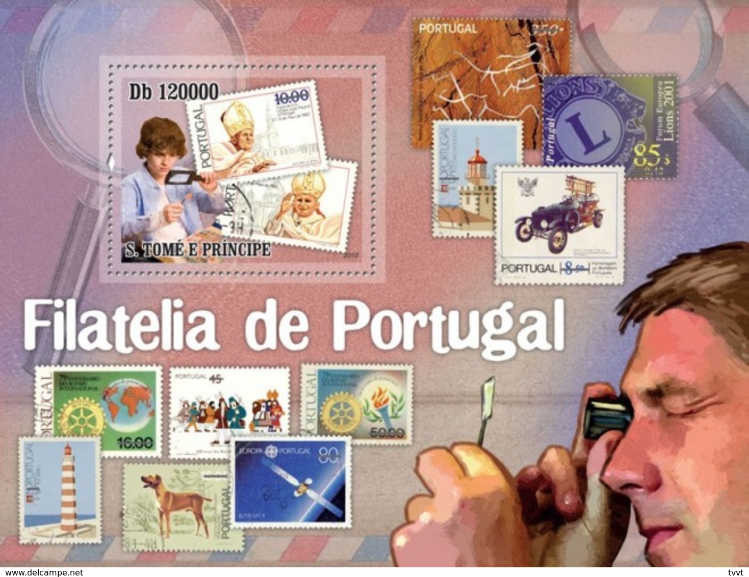 Sao Tome And Principe, 2010. [st10510] Stamps Of Portugal (s\s+block) - Briefmarken Auf Briefmarken