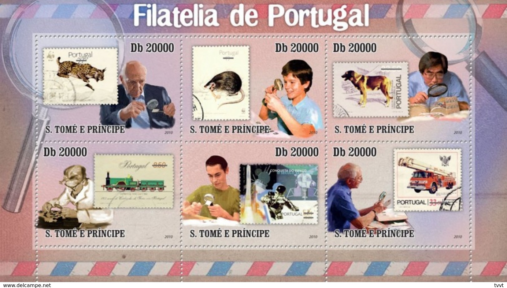 Sao Tome And Principe, 2010. [st10510] Stamps Of Portugal (s\s+block) - Briefmarken Auf Briefmarken