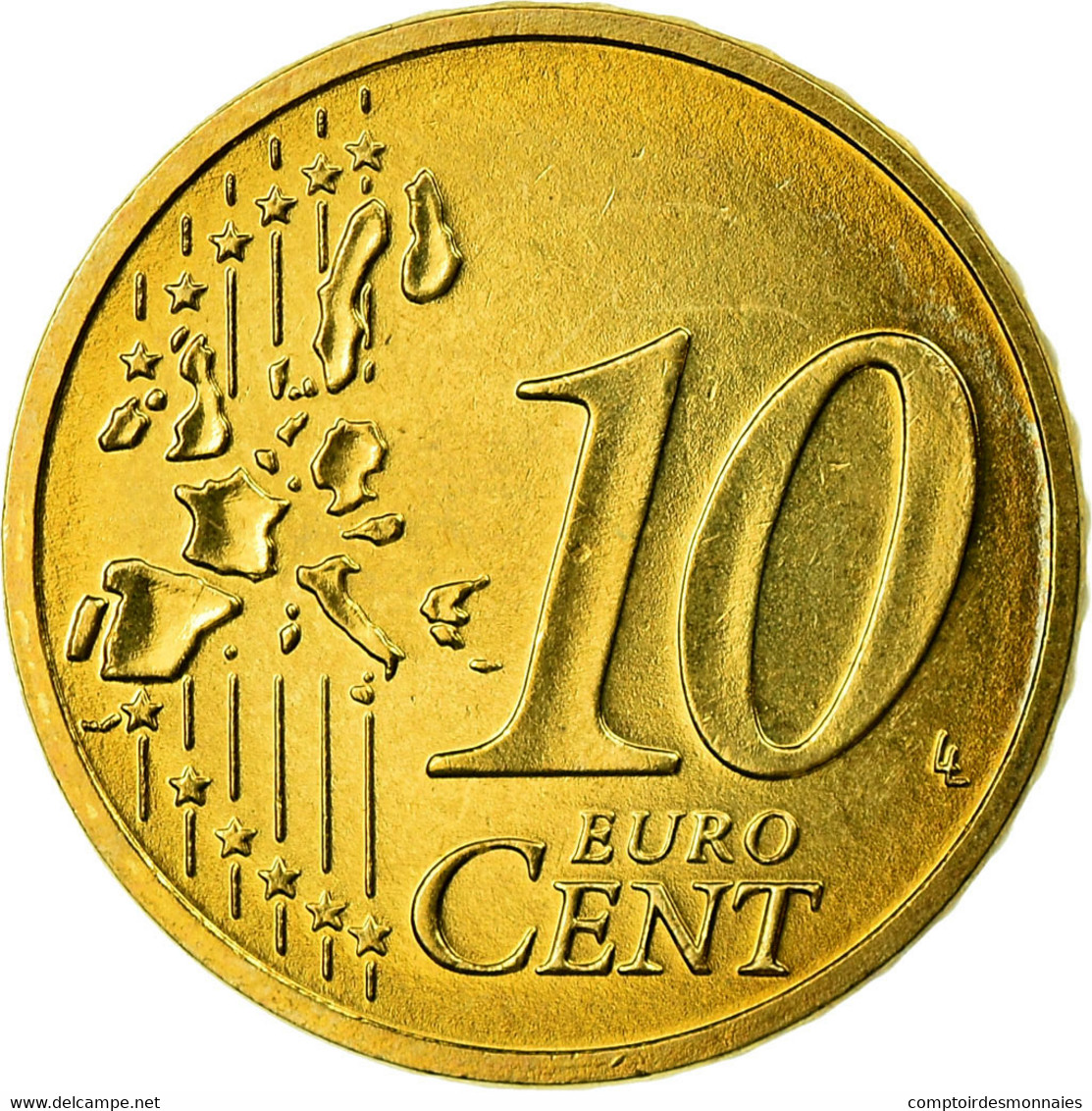 République Fédérale Allemande, 10 Euro Cent, 2003, SPL, Laiton, KM:210 - Germany