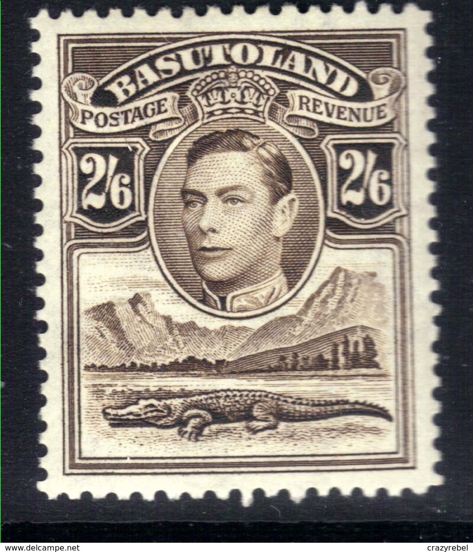 Basutoland 1938 KGV1 2/-6d Sepia MM SG 26 ( L662 ) - 1933-1964 Colonie Britannique