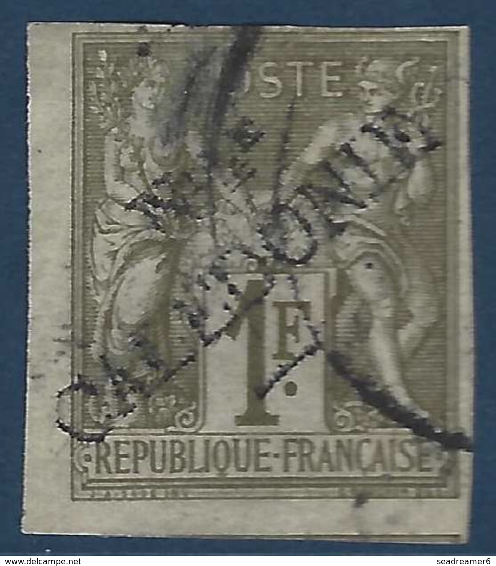 France Colonies Nelle Calédonie N°20 Type I Oblitéré TTB Signé Brun - Used Stamps