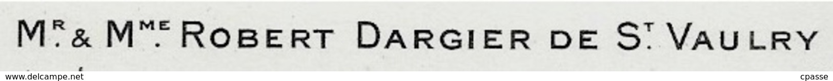 Carte FAIRE-PART De Naissance Mr & Mme ROBERT DARGIER DE ST VAULRY 93 Epinay-sur-Seine - Naissance & Baptême