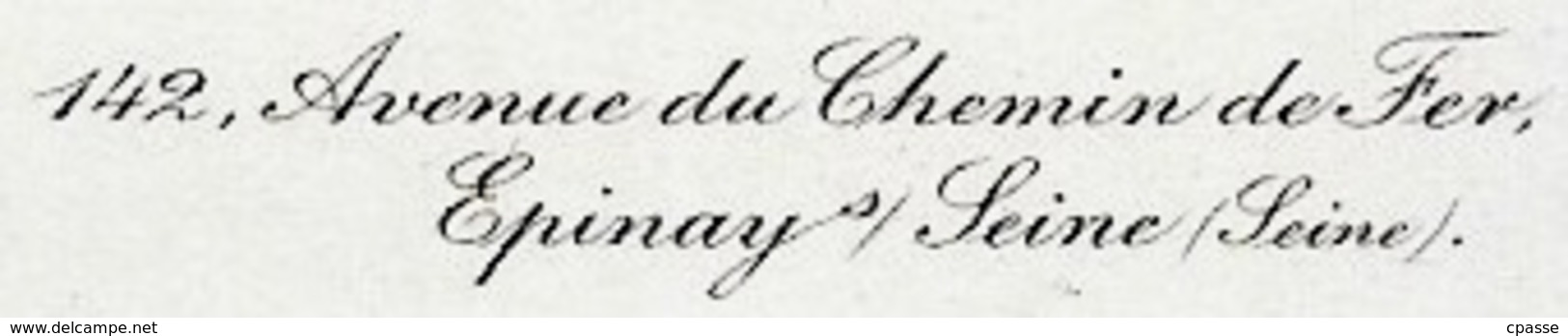 Carte FAIRE-PART De Naissance Mr & Mme ROBERT DARGIER DE ST VAULRY 93 Epinay-sur-Seine - Naissance & Baptême