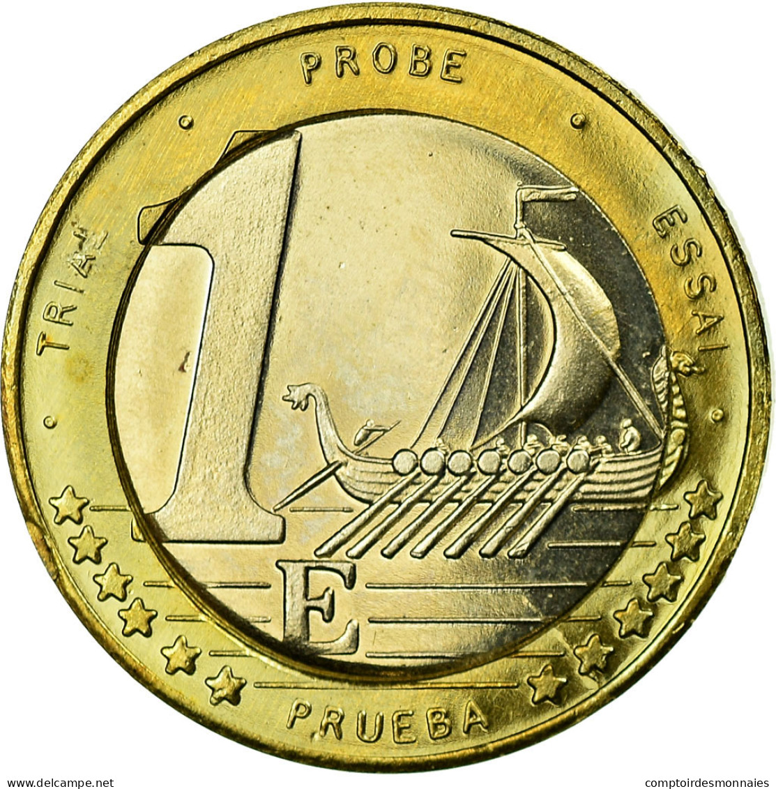 Suède, Fantasy Euro Patterns, Euro, 2003, SUP, Bi-Metallic, KM:Pn7 - Essais Privés / Non-officiels